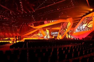 Stage semi final 1 Baku Eurovision 2012