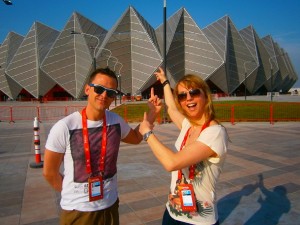 Scott and Sarah BBC 3 Eurovision 2012