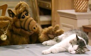 ALF with cat