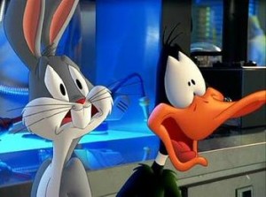 Daffy and Bugs Bunny