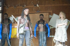 The Walking Dead season 3 Michonne and Andrea