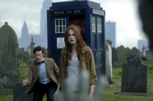 Dr Who Angels Take Manhattan graveyard scene