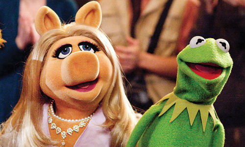 Miss Piggy and Kermit