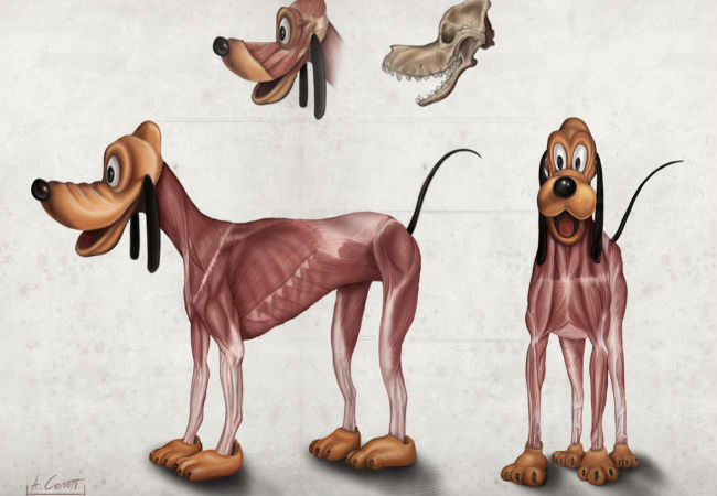Disney laid bare Pluto