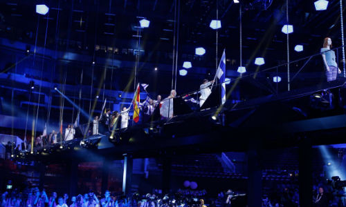 Eurovision Grand Final contestants enter