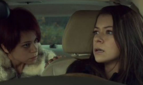 Orphan Black Katja and Sarah as Beth