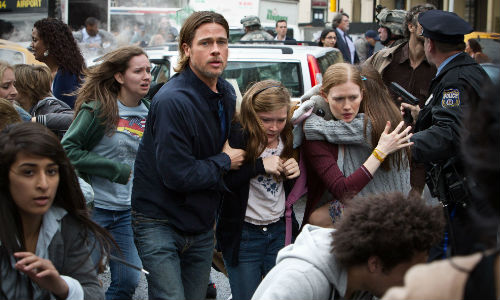 World War Z Gerry Lane and family