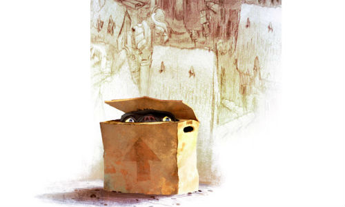 The BoxTrolls painting