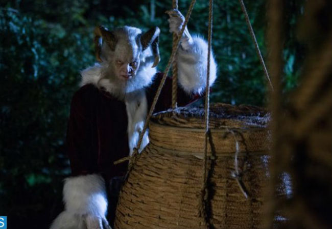 Derek Mears stars as Krampus, about as far as you can get from the jolly man in red (photo by Scott Green/NBC via spoiler.co.uk)
