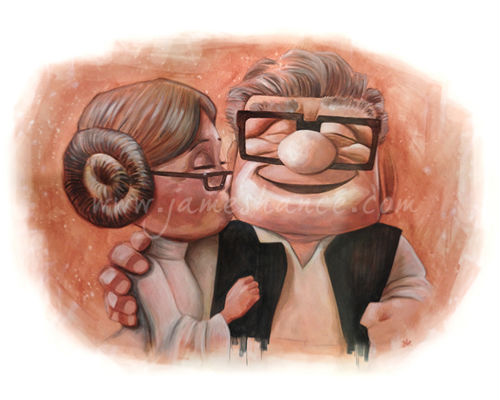 Star Wars meets UP ... such a beautiful image (image via jameshance.com (c) James Hance)