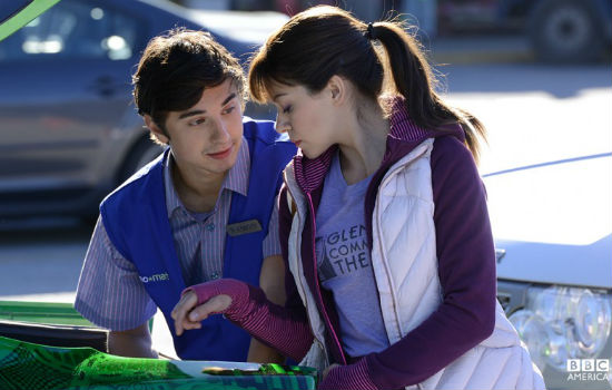 Alison goes shopping with her good "friend" Ramone, their meeting an hilarious exercise in pretense (image via Orphan Black official site)