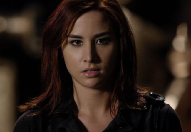 Claudia (Allison Scagliotti)  faces the battle of her life to save the warehouse, her colleagues and yes the world once again (image via Warehouse 13 official site (c) syfy)