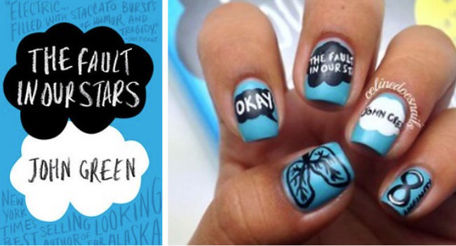 Weekend pop art books on nails