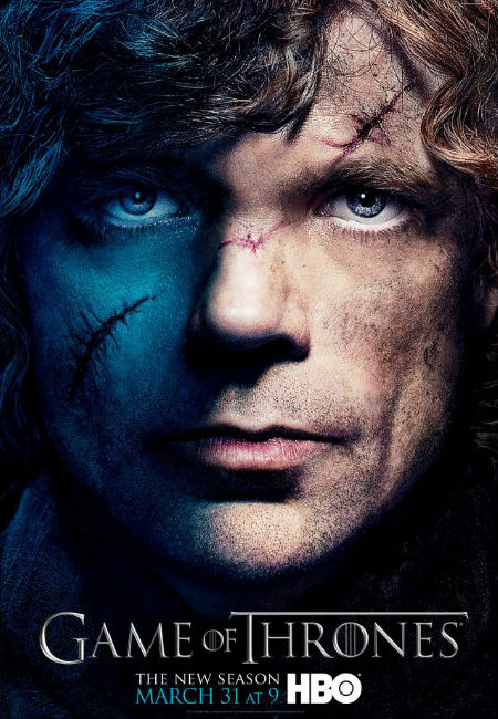 Tyrion Lannister (Peter Dinklage) looks at me with eyes of burning accusation as he discovers I haven't watched a single episode of Game of Thrones (image via Laughing Squid (c) College Humor)