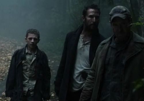 Matt doesn't like to shoot rabbit (fair enough) or humans (again fair enough) but is perfectly happy to go and talk to people camping near where they'r walking - did he miss the "Stranger Danger" talks at school? (image via The Insightful Panda (c) TNT)