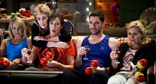 The cast of Miranda look as shocked as I do that the sitcom is coming to an end (image via and (c) BBC)