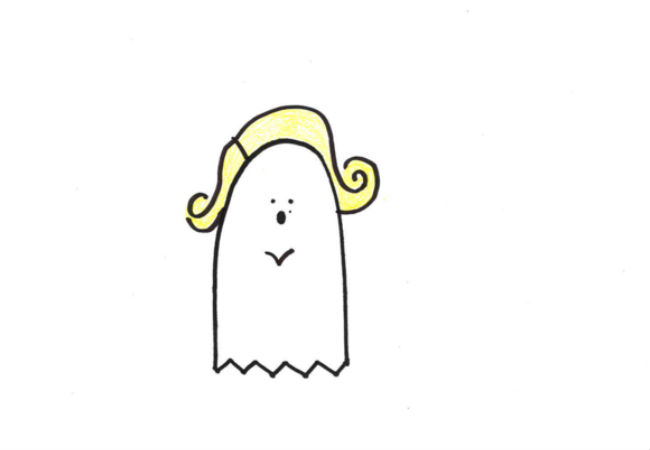 The Ghost of Marilyn Monroe (drawings (c) Alanna Okun and Jessica Probus Buzzfeed staff via Buzzfeed)