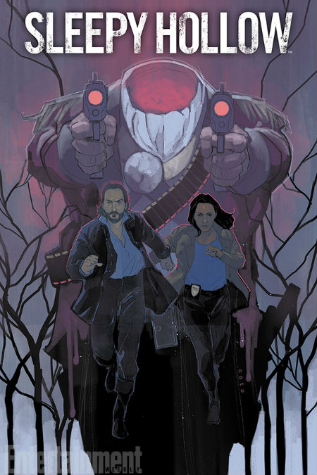 Ichabod Crane and Abbie Mills look every bit as fiercely determined in comic form as they do on TV (image (c) BOOM! Studios via Popwatch EW)