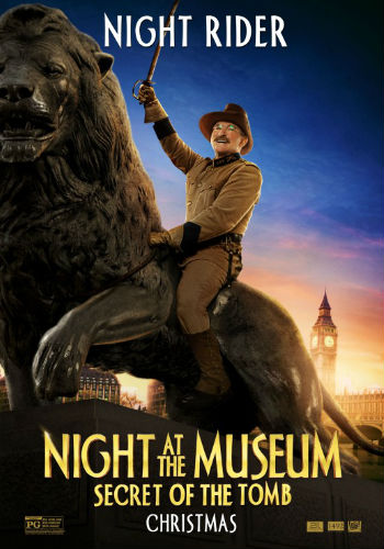 Robin Williams returns for the third instalment in the series in one of the much-lamented actor's final roles (image via IMP Awards)