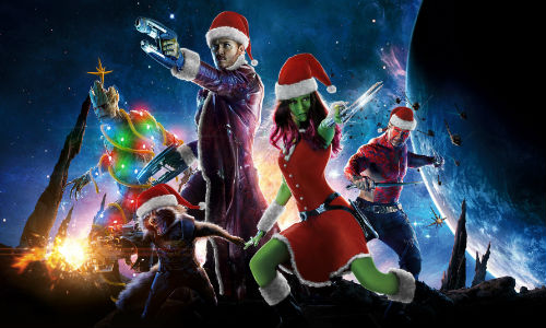 Deck the Galaxy with Guardians looking festive (image by TheLostWinchester via Screenrant)