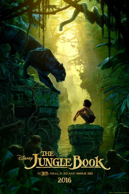 The Jungle Book poster given to attendees at this year's D23 Expo (image via Screen Relish (c) Disney)