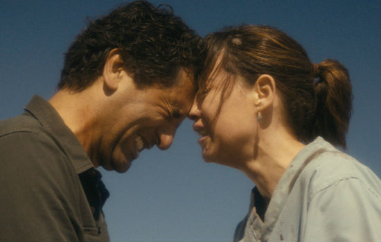 Travis and Liza share the most touching of goodbyes as both realise that the coming course of action is the only one open to them in this brave, new, nasty world (image (c) AMC)