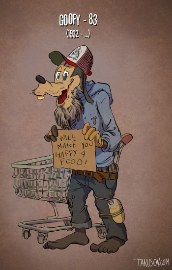 Goofy (image (c) Tarusov via Mashable)