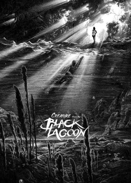 The Creature From the Black Lagoon (image via io9 (c) Dark Hall Mansion)