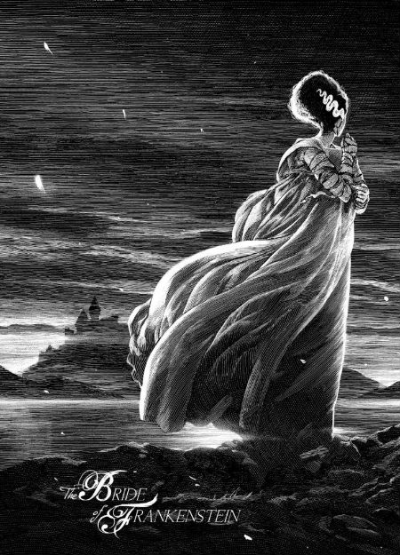 The Bride of Frankenstein (image via io9 (c) Dark Hall Mansion)