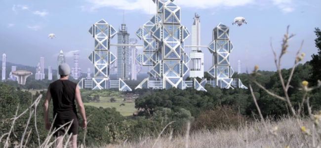 The future is shiny bright and ripe with unexpected possibility in NEW (image via Vimeo (c) John Harden)