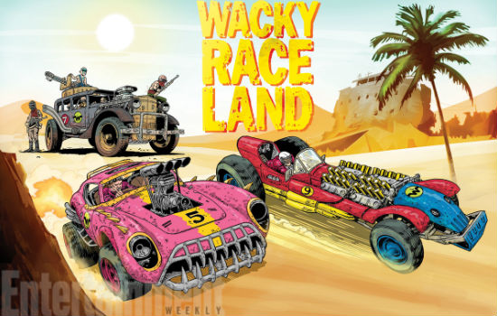 the all-new Wacky Races (image via EW (c) DC Comics)