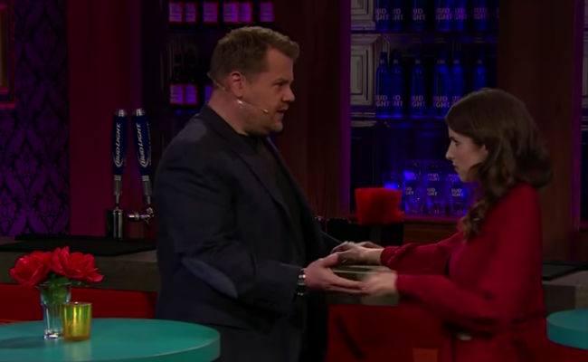 Sing it James and Anna sing it! Love never sounded so good (image (c) CBS / The Late Late Show)