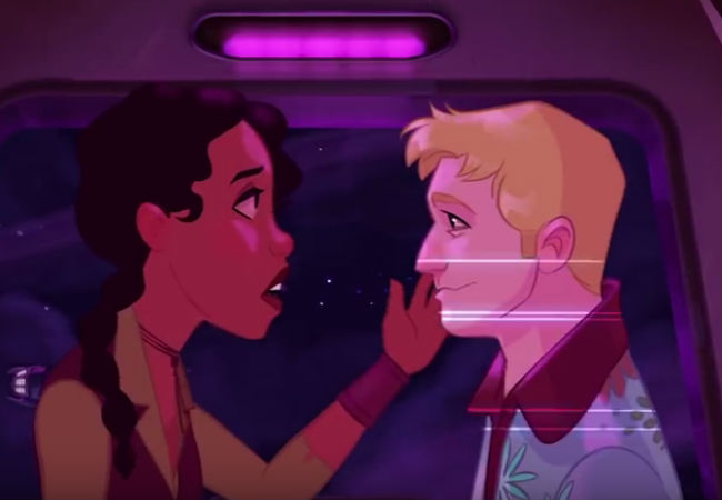 A desperately poignant from this most beautiful of animated tributes to Firefly (image via YouTube (c) Stephen Byrne)
