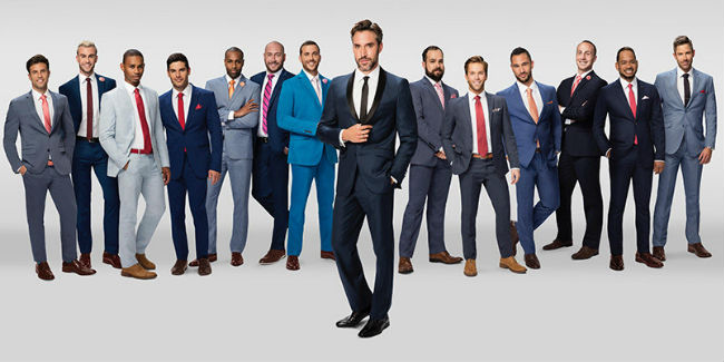 Prince Charming and his would-be suitors (photo courtesy Logo)