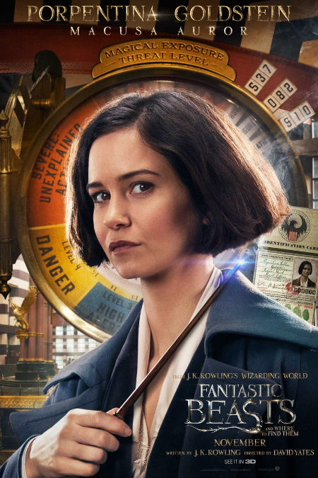 Katherine Waterston as Porpentina "Tina" Goldstein (image via Hypable)