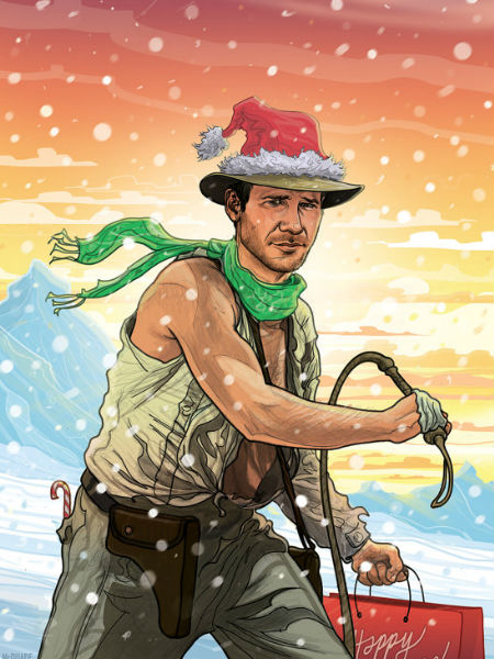 Indiana Jones (artwork (c) P J McQuade)